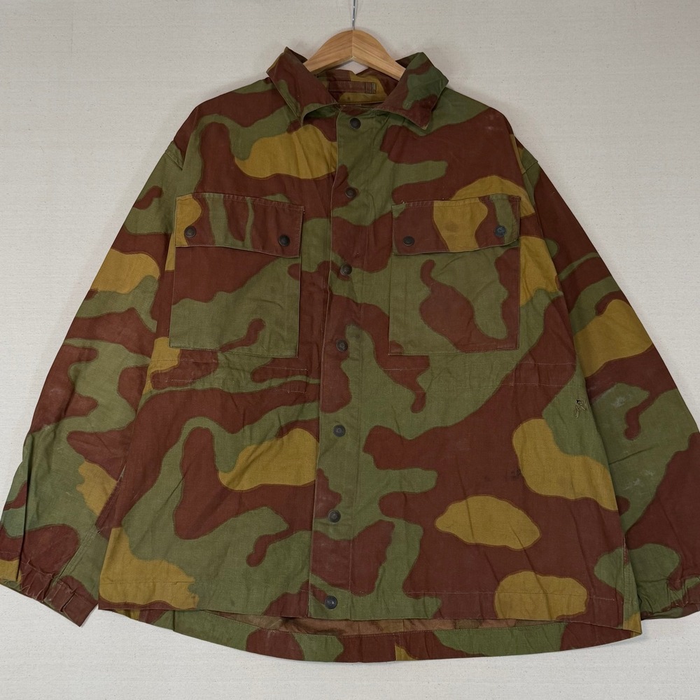 Vintage Italian Military M29 San Marco Camo Field Jacket XL Pattern 3 VR 60s